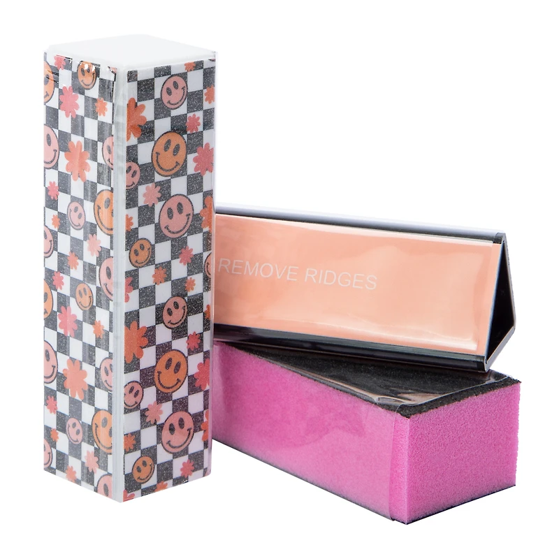 Diamond Cosmetics® Checkered Blocks & Buffers Set 3-Piece