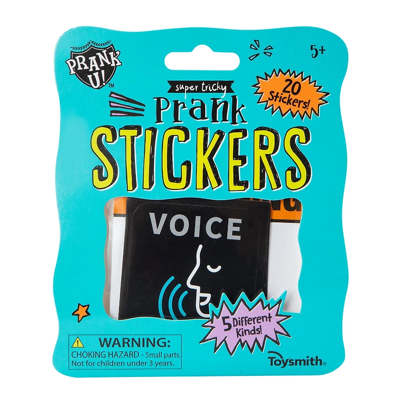 Prank U!™ Prank Stickers 20-Count