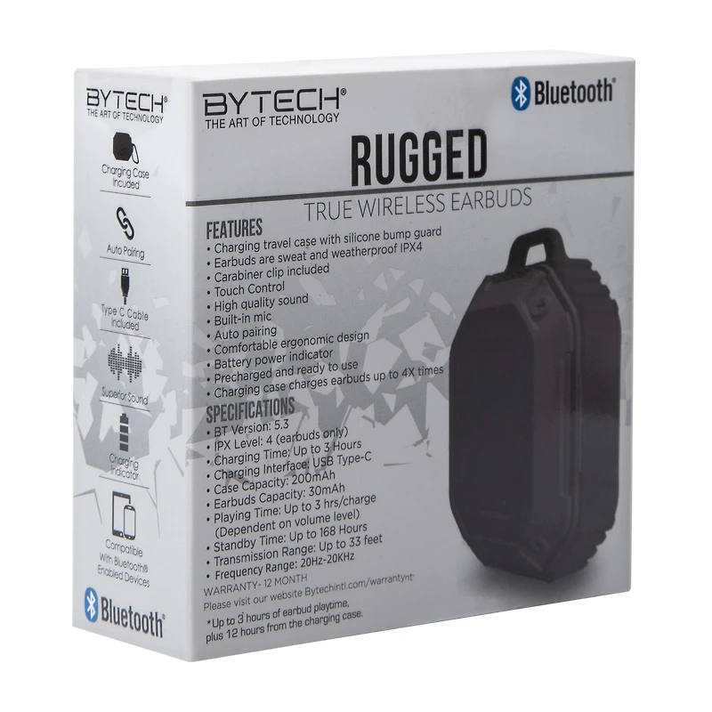 Rugged True Wireless Earbuds