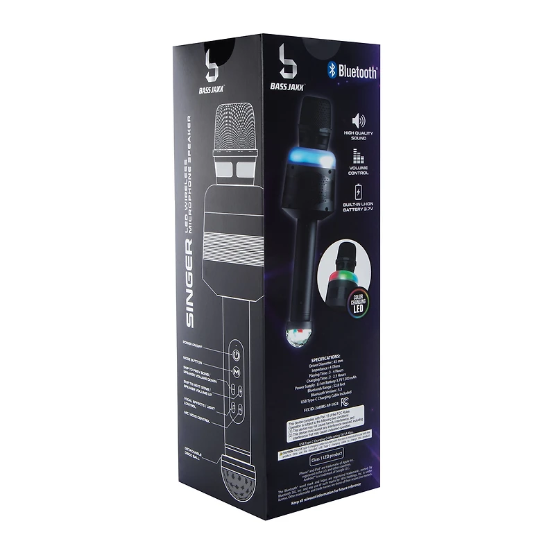 Singer LED Wireless Microphone Speaker