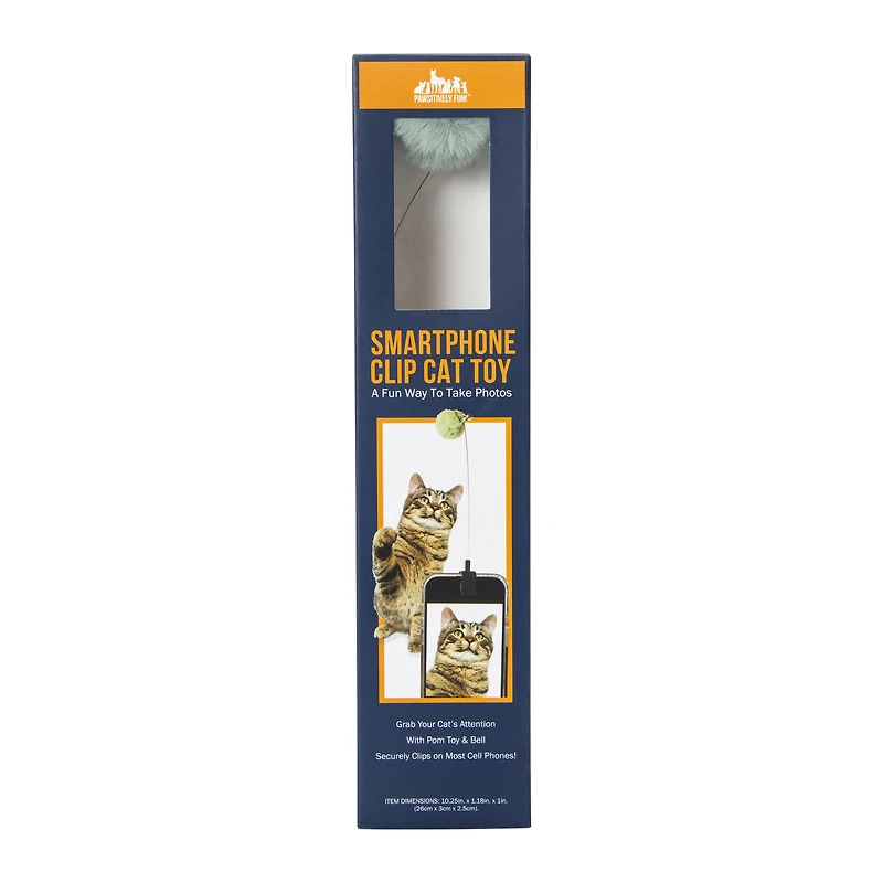 Smartphone Clip Cat Toy 10.25in