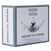 Macrame Toy Storage 43in x 34in