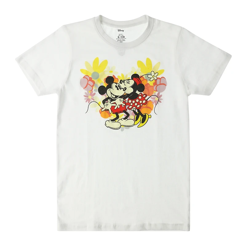 Disney Mickey & Minnie Mouse Heart Graphic Tee