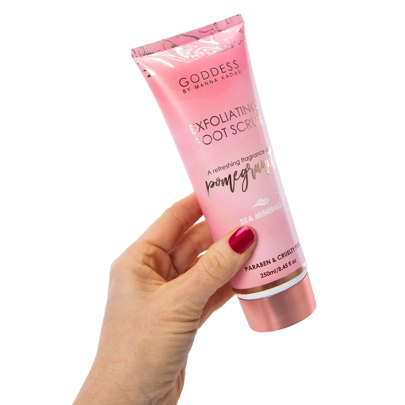 Goddess By Manna Kadar Exfoliating Foot Scrub - Pomegranate