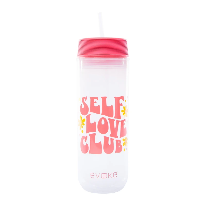 Evoke™ Navigator Double-Wall Water Bottle & Straw Set 22oz