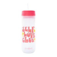 Evoke™ Navigator Double-Wall Water Bottle & Straw Set 22oz