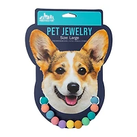 Rainbow Bead Pet Jewelry - Large