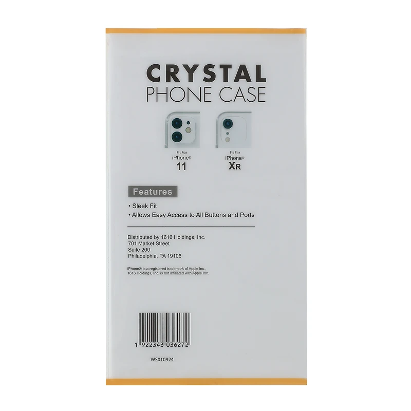 iPhone 11®/Xr® Crystal Phone Case
