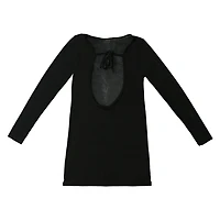 Long-Sleeve Mini Dress
