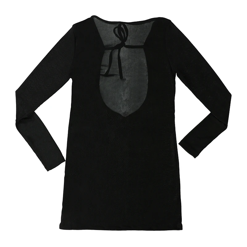 Long-Sleeve Mini Dress