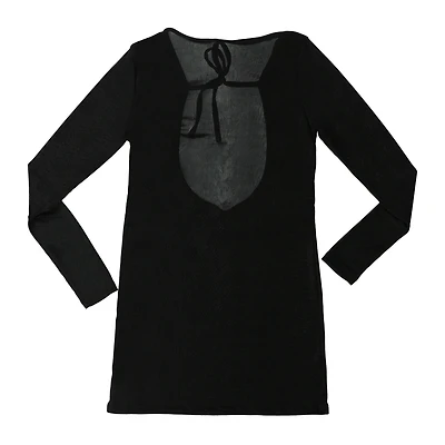 Long-Sleeve Mini Dress