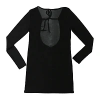 Long-Sleeve Mini Dress