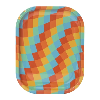 Wavy Rainbow Small Decorative Tray 5.5in x 7.1in