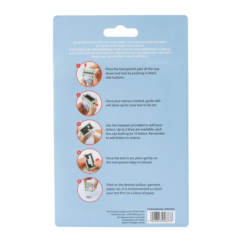 Custom Name Stamp Kit