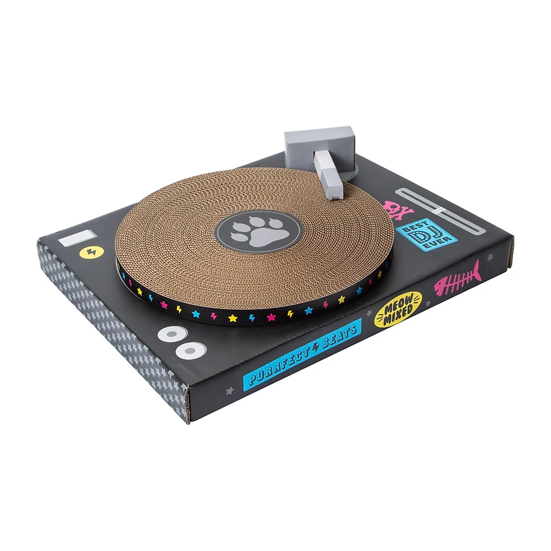 DJ Turntable Cat Scratcher