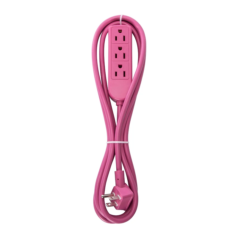 8ft Power Strip With 3 Outlets