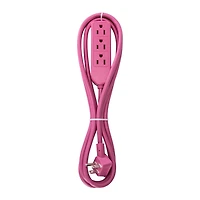 8ft Power Strip With 3 Outlets