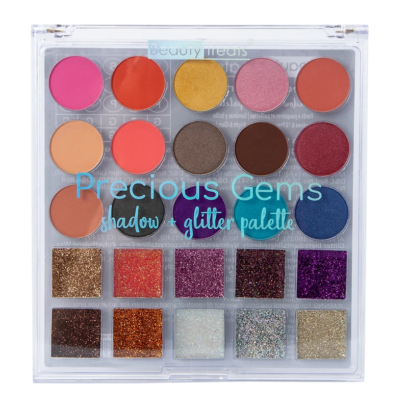 Beauty Treats® Precious Gems Shadow Glitter Palette 25-Count
