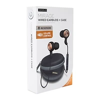 Mirage Wired Earbuds With Mic & Case