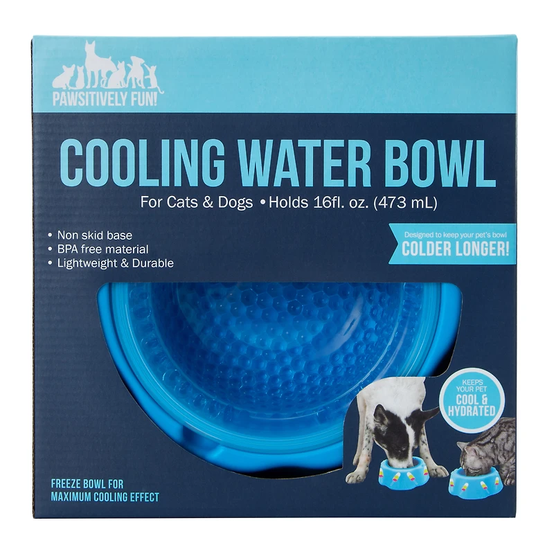 Cooling Pet Water Bowl 16oz