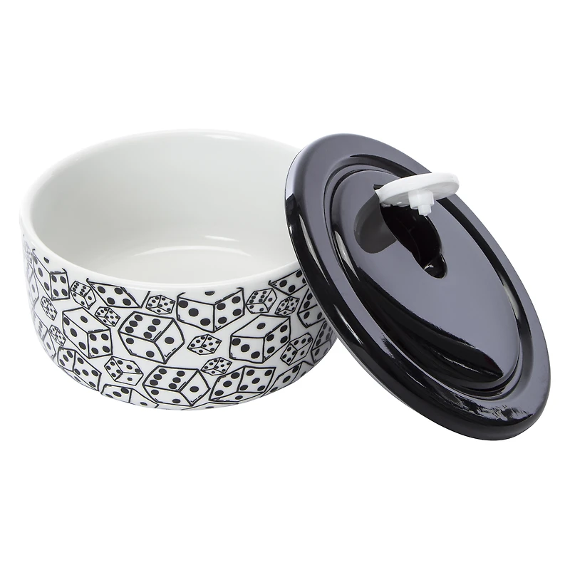 Lunch Bowl With Vented Plastic Lid 22oz