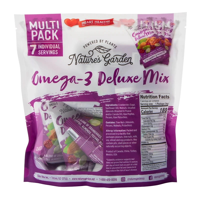 Nature's Garden Omega-3 Deluxe Mix 7-Pack