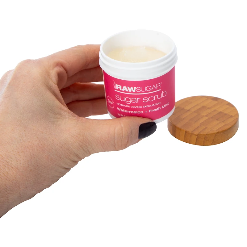 Raw Sugar® Travel Size Sugar Scrub 3oz - Watermelon & Fresh Mint