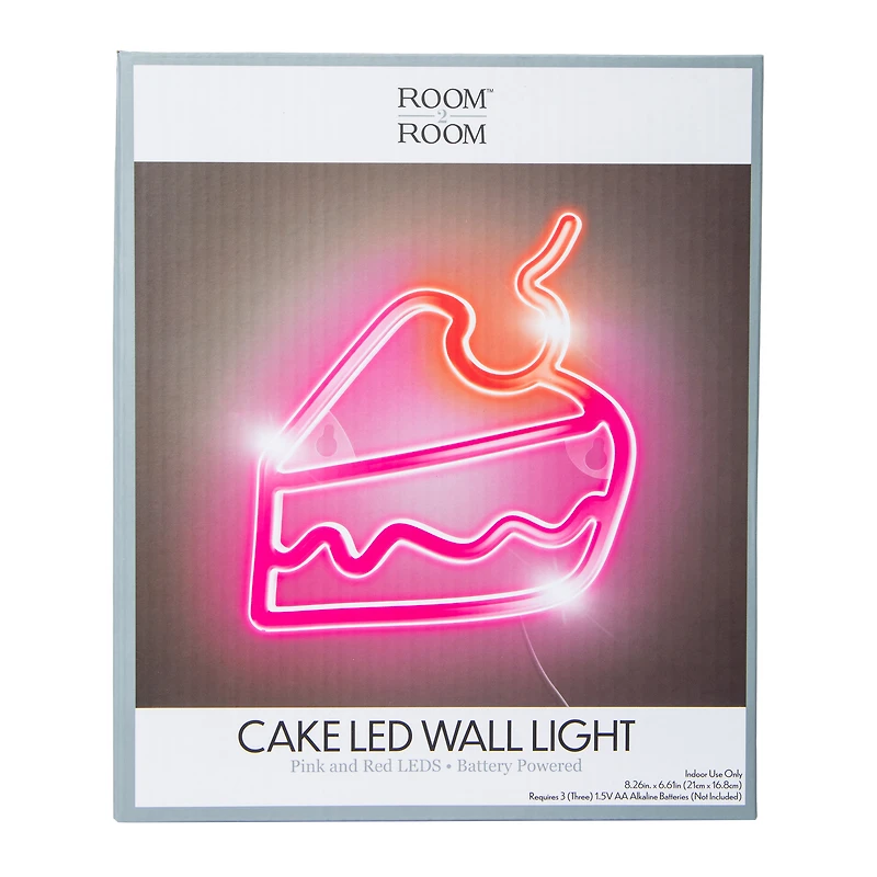 Cake LED Wall Light 8.26in x 6.61in