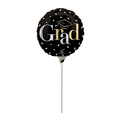Round Satin Mini-Shape Foil Balloon 9in