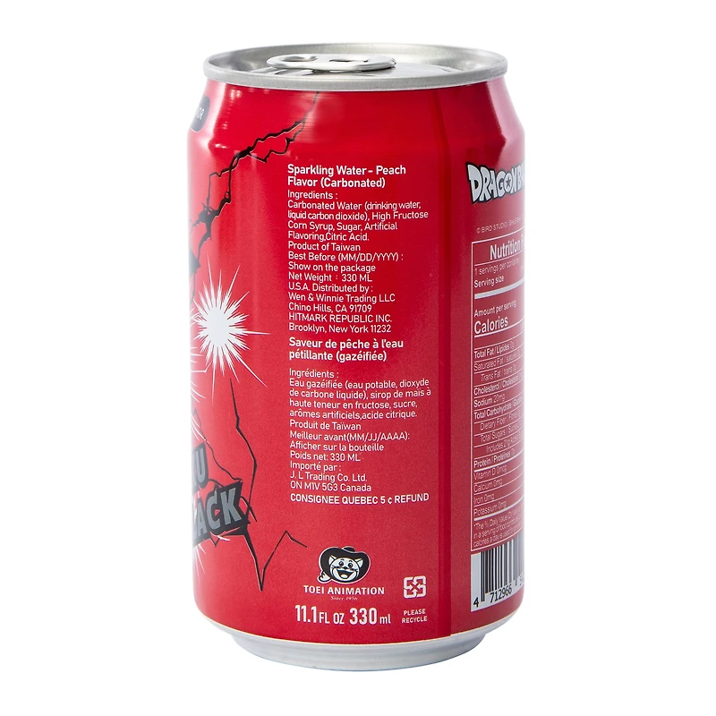 Ocean Bomb Dragon Ball Z™ Sparking Water - Peach