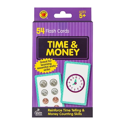Brighter Child® Time & Money Flash Cards 54-Count