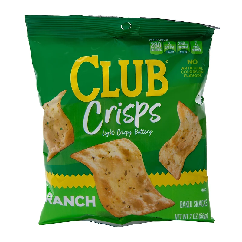 Club® Crisps Baked Snacks 2oz - Ranch