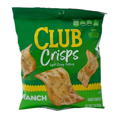 Club® Crisps Baked Snacks 2oz - Ranch