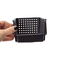 Stackable Mini Plastic Storage Bin 4.72in x 5.5in