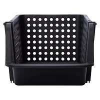 Medium Stackable Plastic Storage Bin 11.61in x 8.66in