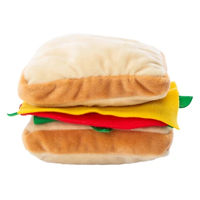 Sandwich Plush Dog Toy