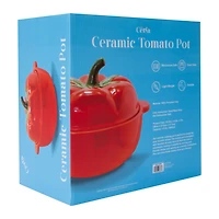 Ceramic Dumpling Pot  Cookware With Lid 10in