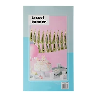 Metallic Tassel Banner 10ft