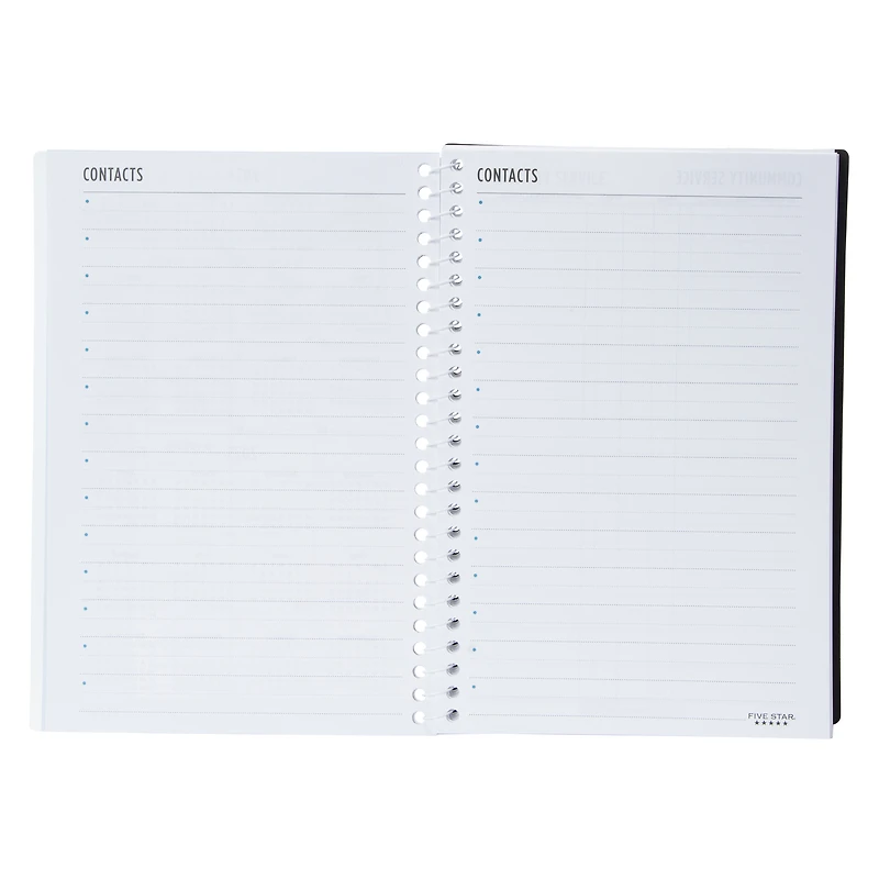 Five Star® 12-Month Undated Student Planner