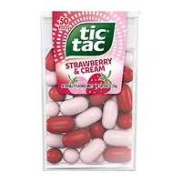 tic tac® Strawberry & Cream Mint Candy 0.84oz, 50-Piece