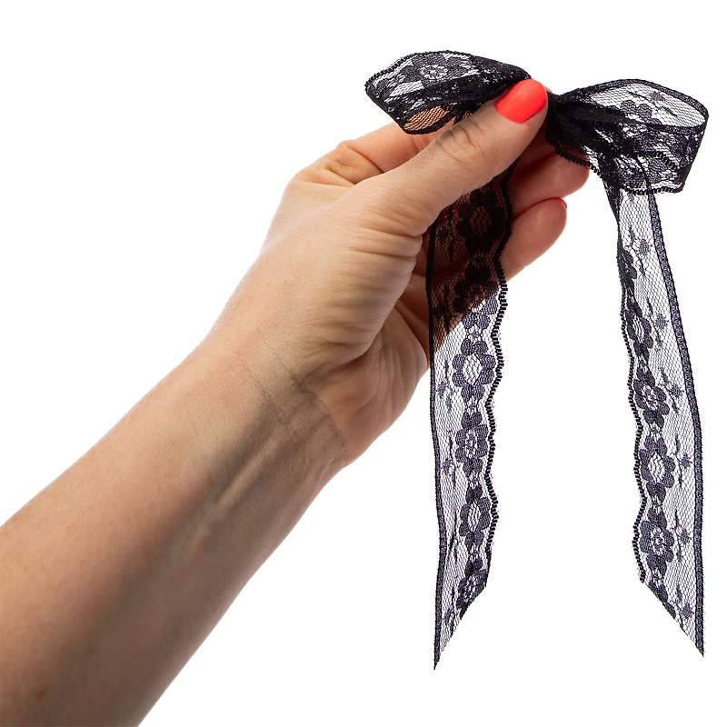 Lace Hair Bows 2-Count