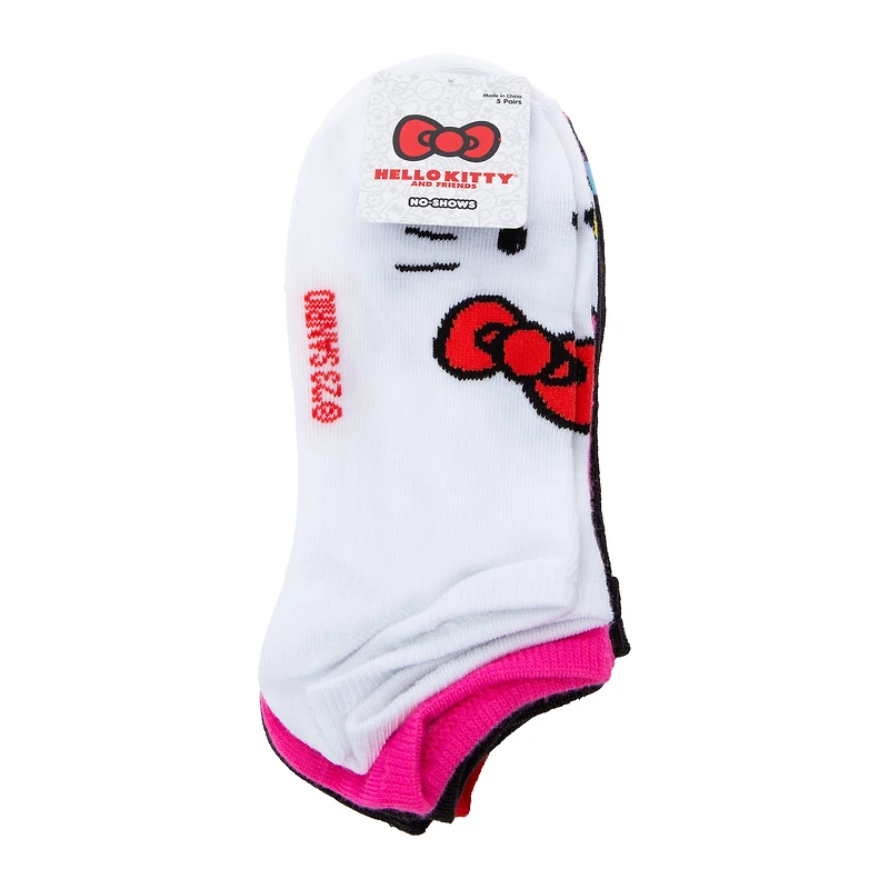 Ladies Hello Kitty And Friends® No-Show Socks 5-Pack