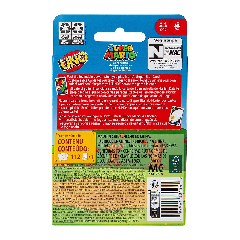 Uno® Super Mario™ Card Game