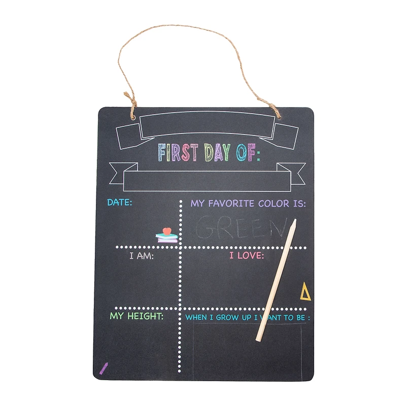 First Day Of School Board