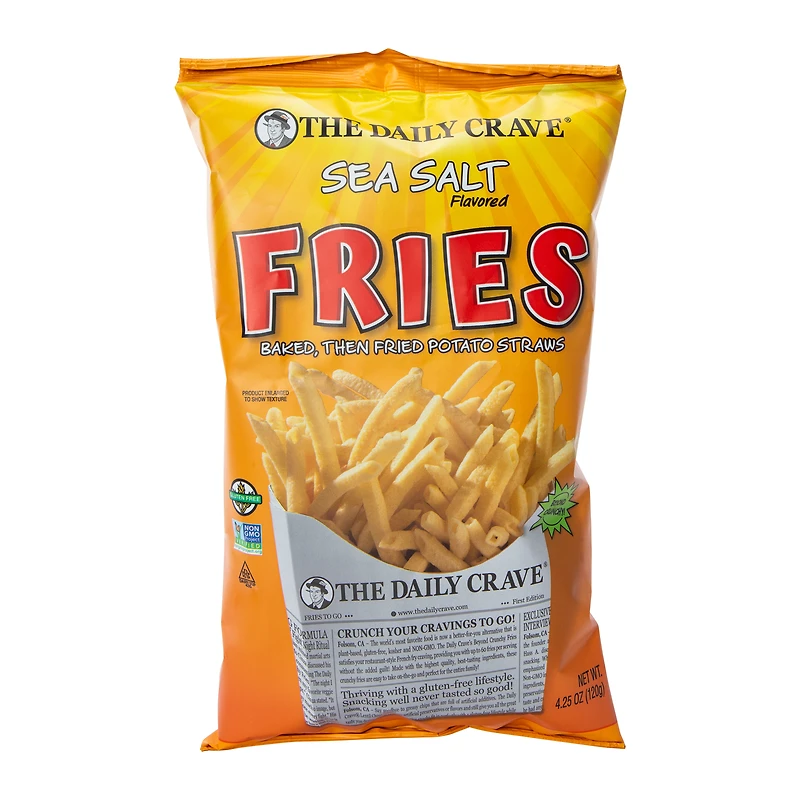 Sea Salt Crunchy Fries Potato Straws 4.25oz