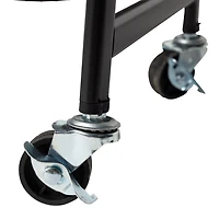 3-Tier Metal Rolling Cart 17.9in x 29.9in