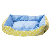 Printed Cuddler Pet Bed 20in x 16in
