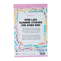 Stick To The Plan: Planner Sticker Book 1600-Count