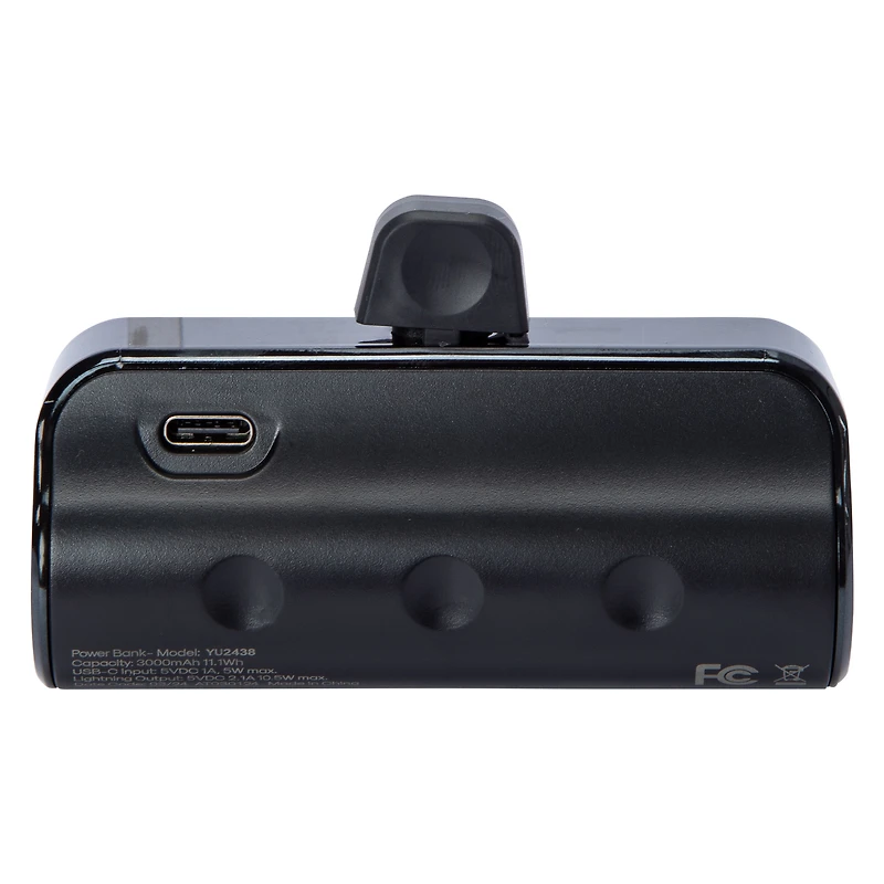 3,000mAh 8-Pin Rechargeable Mini Power Bank