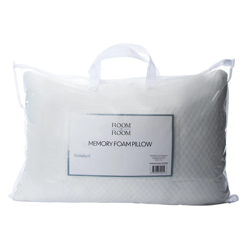 Memory Foam Pillow 24in x 16in, Standard Size